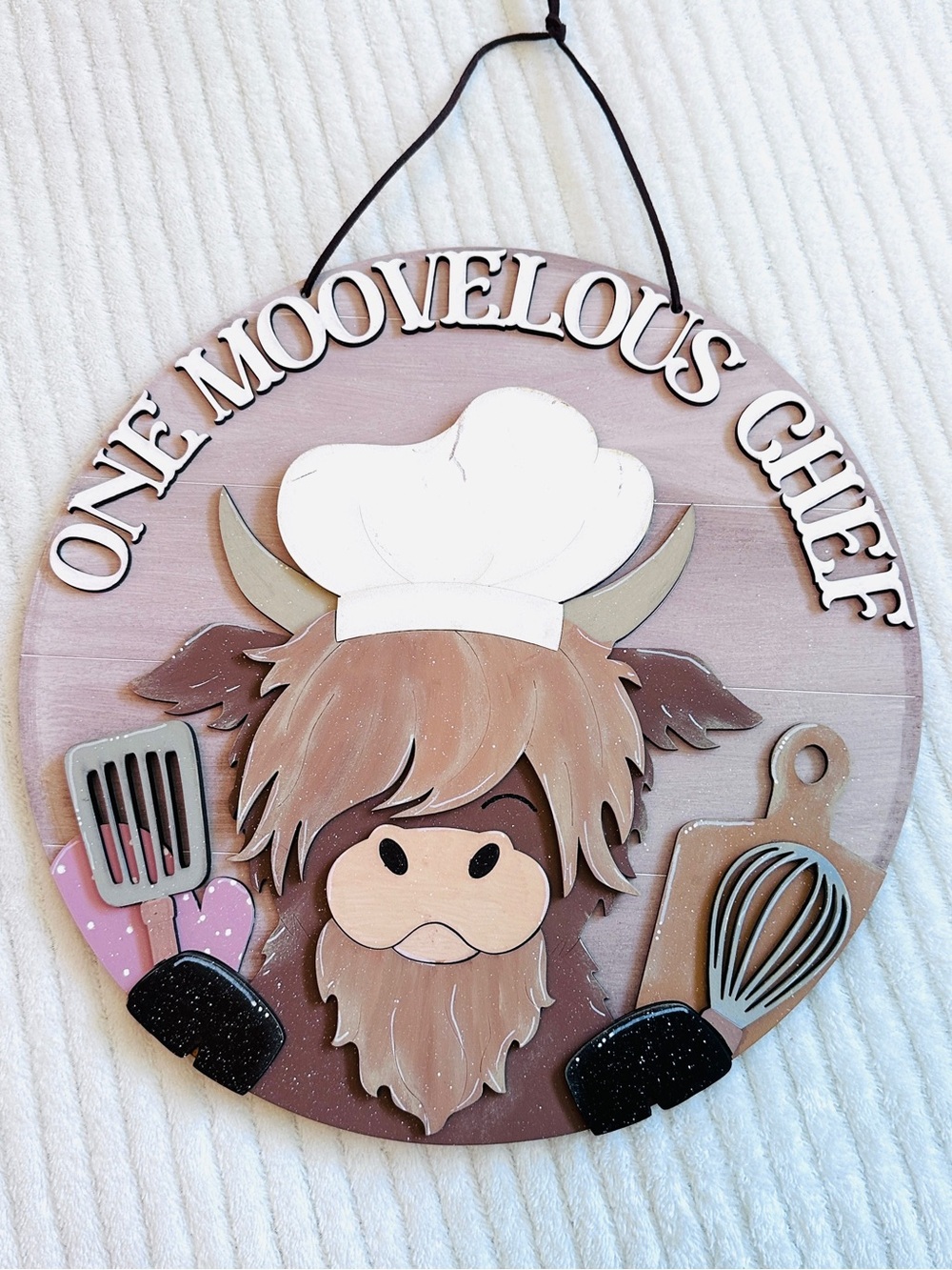 One Moovelous Chef Decorative Wall Hanging